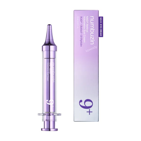 Numbuzin No.9 NAD+ Retinol Volumetox Eye Cream – Firming & Anti-Aging Eye Treatment