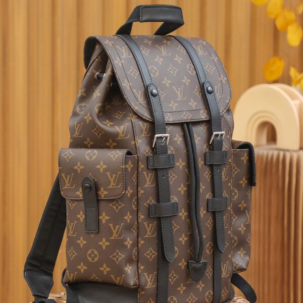 Louis Vuitton - Christopher Noir Monogram Macassar Canvas
