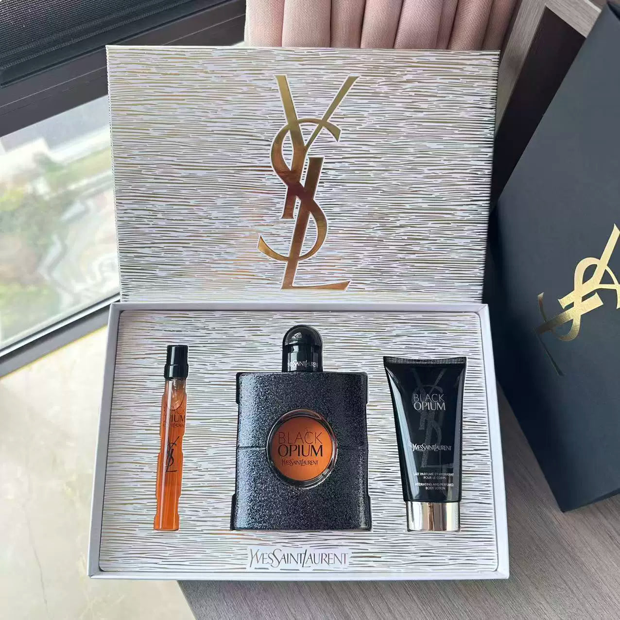 YSL Black Opium Eau de Parfum + Body Lotion Gift Set