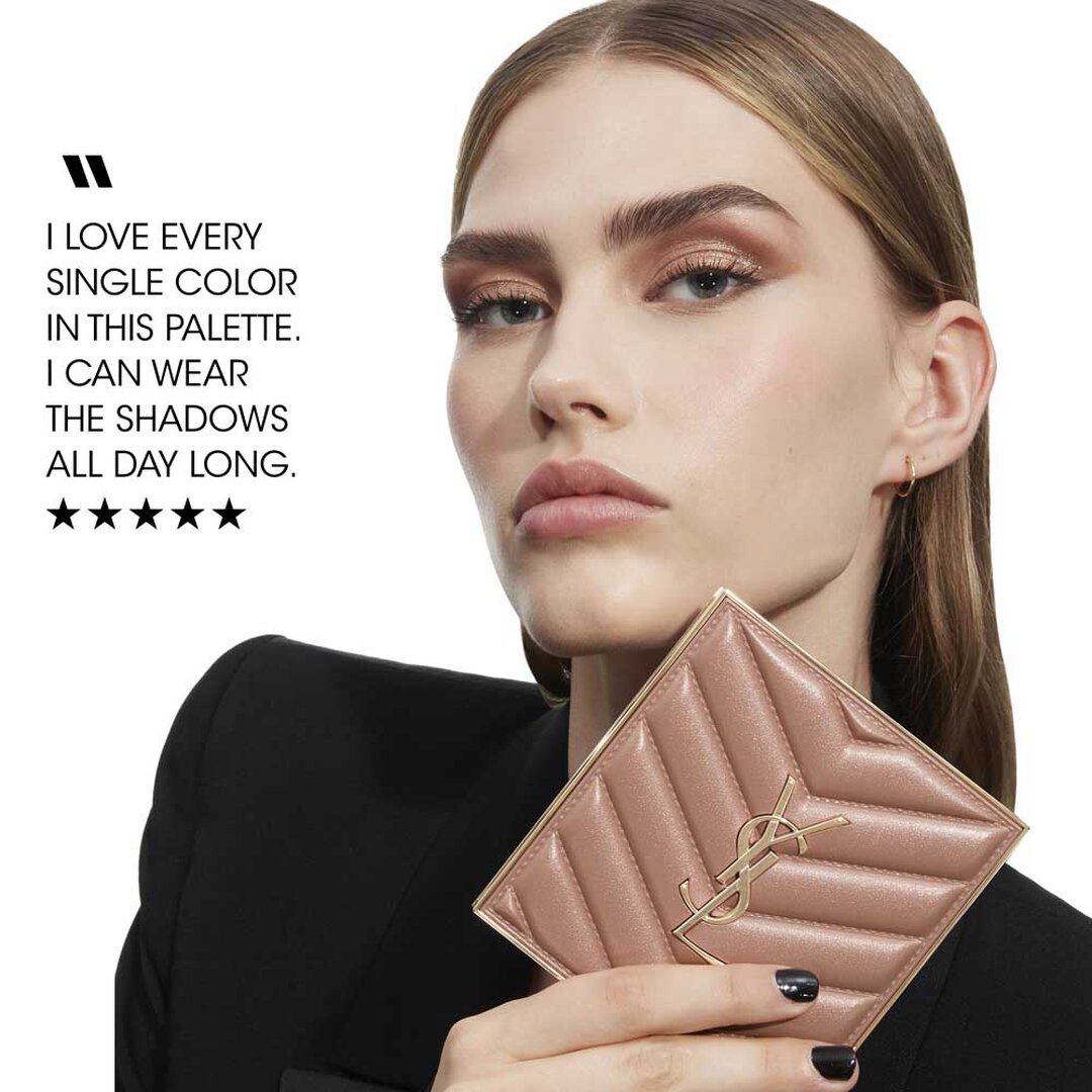 YSL Couture Eye Palette Nude Hours 9 Shades of Brown Shadows