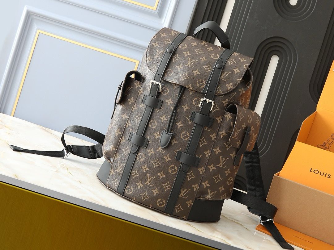 Louis Vuitton - Christopher Noir Monogram Macassar Canvas