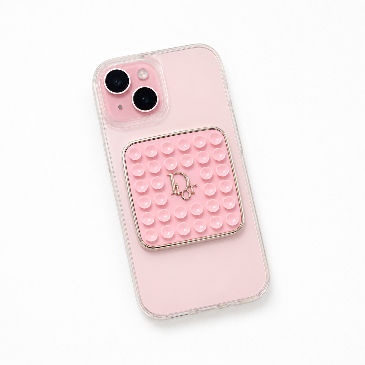 Dior Beauty Pink Suction Phone Grip