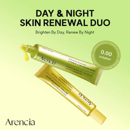 Arencia Retinal Booster Shot – Firming & Pore-Refining Face & Eye Cream