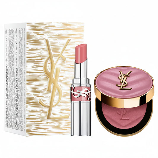 YSL Make Me Blush & Loveshine Lip Oil Stick Gift Set – 44 Nude Lavallière