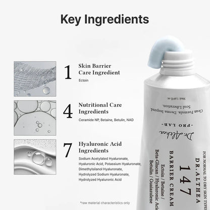 Dr. Althea 147 Barrier Cream 50ml | Skin Barrier Repair Moisturizer