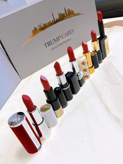 Trump Card 7 Different Brand Lipstick Collection  – Bold Color, Unbeatable Style