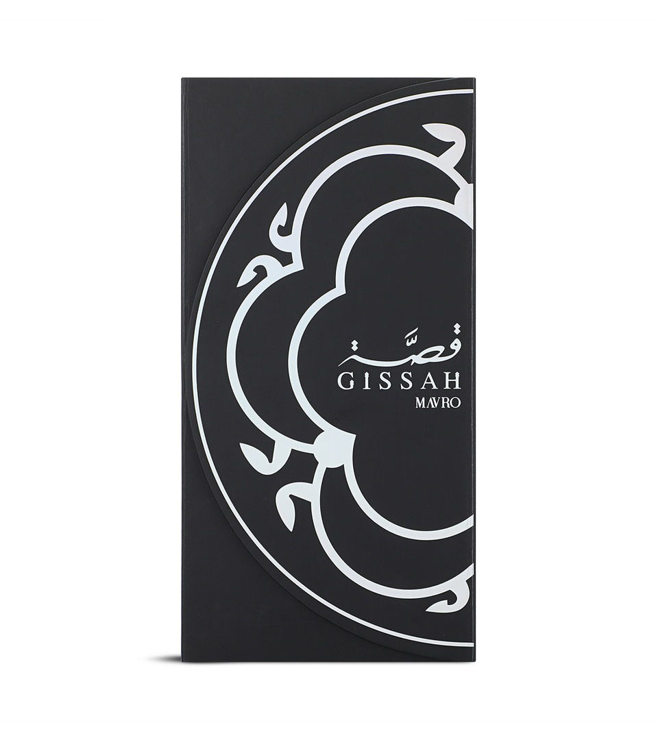 Gissah Mavro Eau De Parfum For Men l Arabic and English Story Design