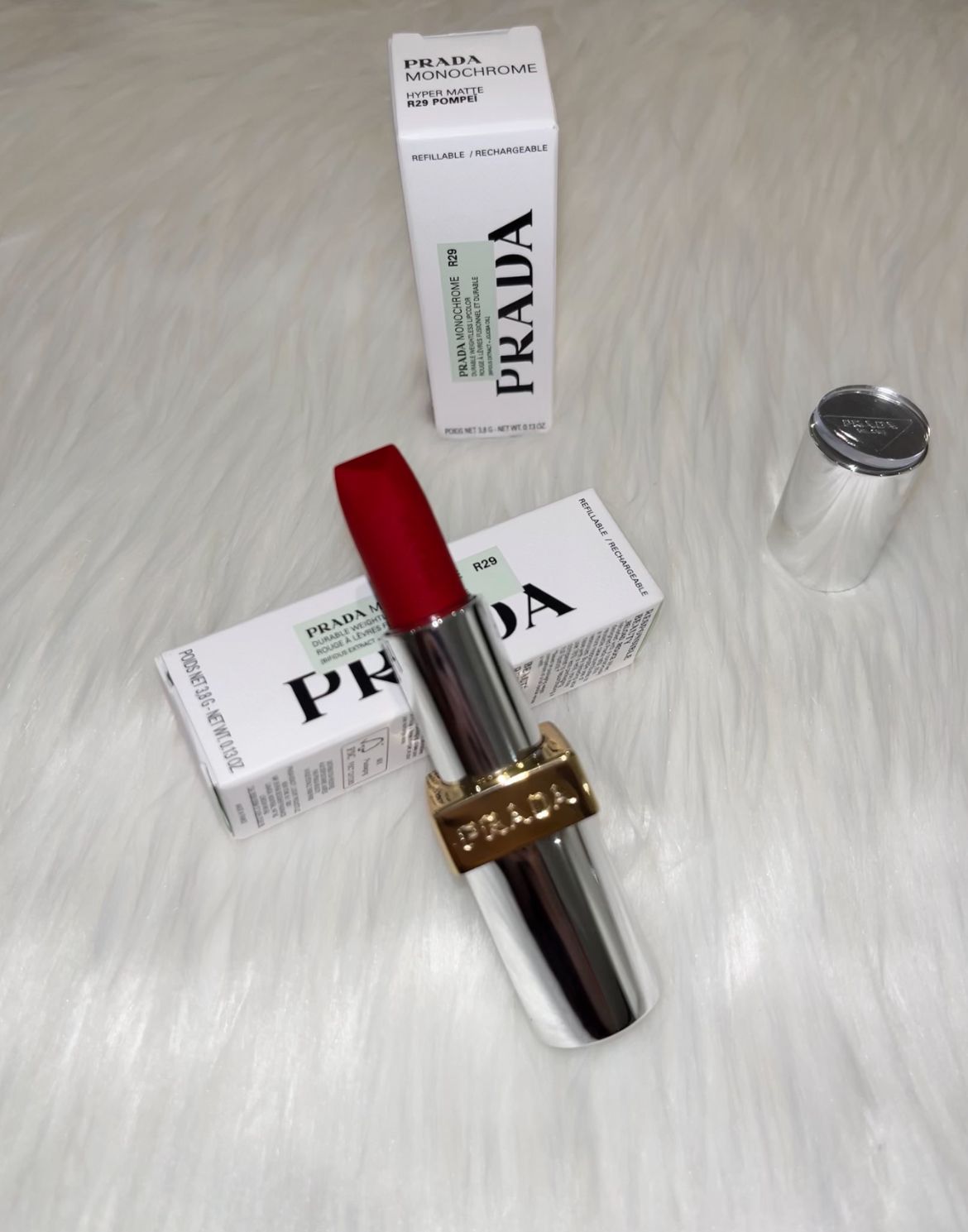 Prada Luxe Lipstick - Iconic Elegance in Every Swipe