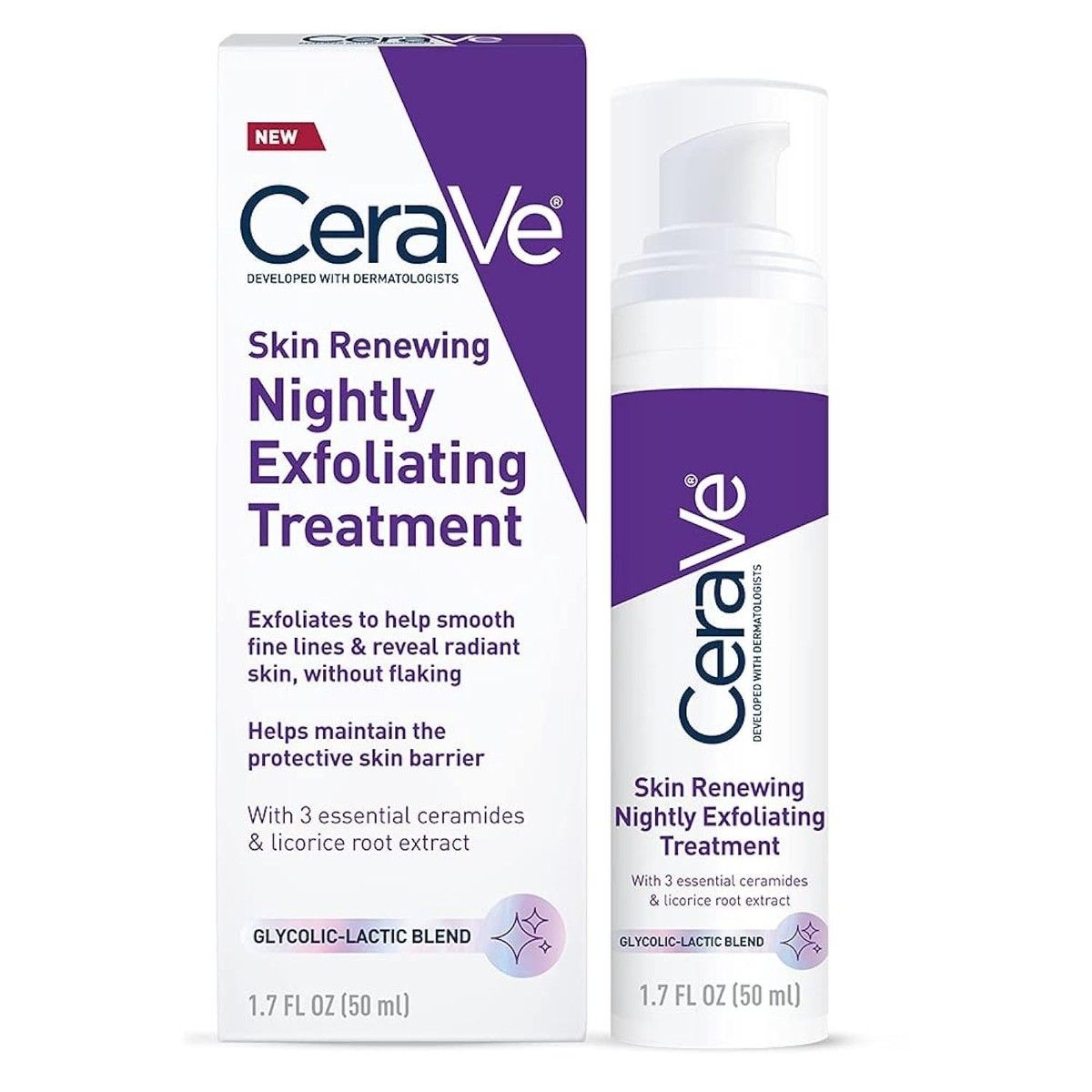 CeraVe Skin Renewing Nightly Exfoliating Treatment (50ml)