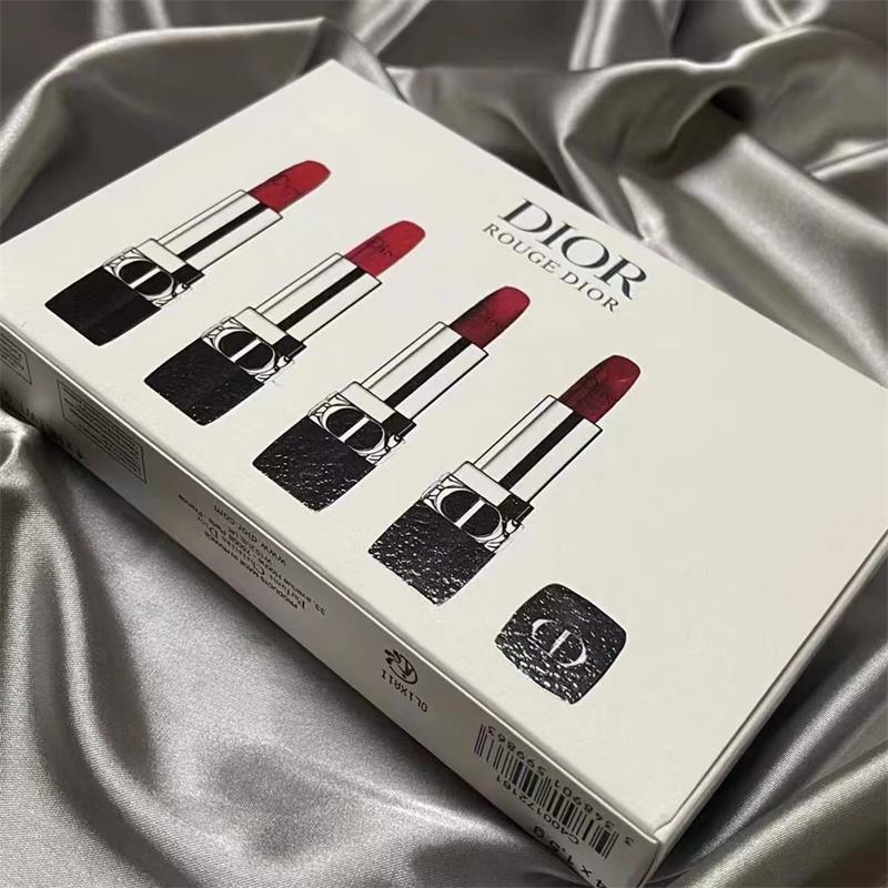 Dior 4-Piece Mini Lipstick Set (1.5gx4) – Elegance in Every Shade