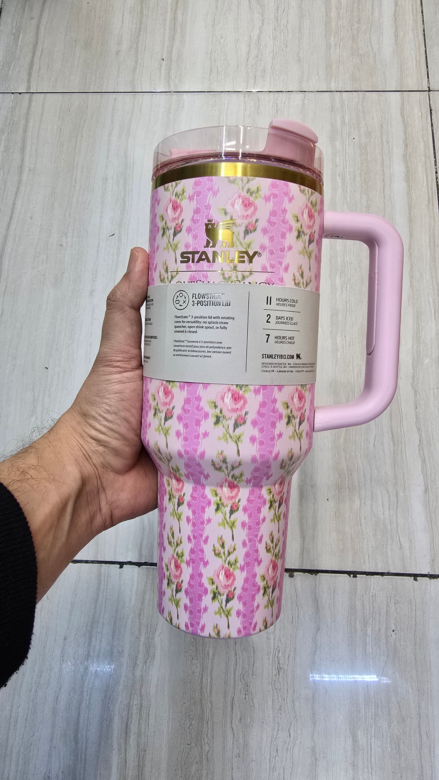 Stanley x LoveShackFancy 40oz Travel Tumbler – Insulated Drink Cup