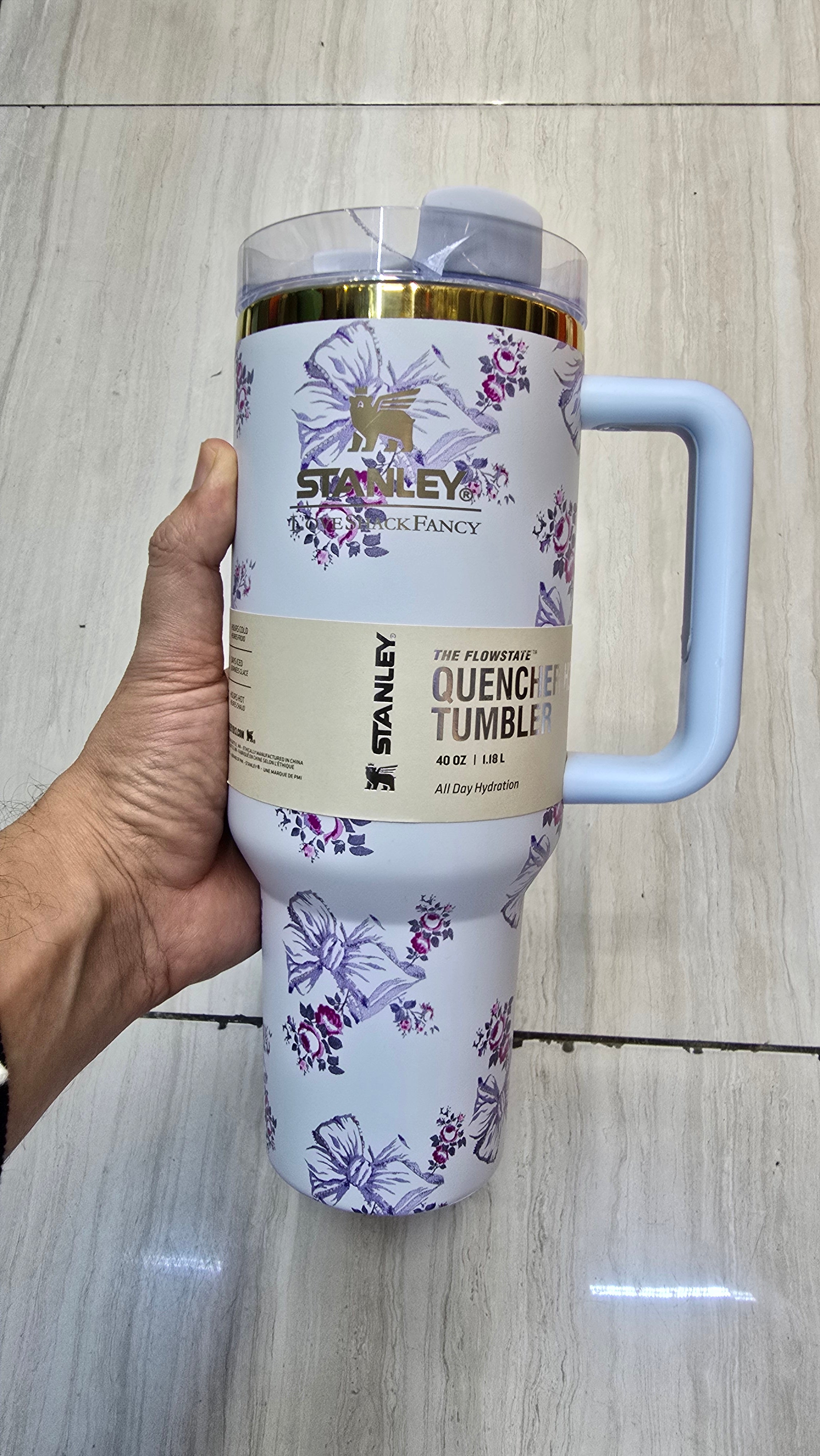 Stanley x LoveShackFancy 40oz Travel Tumbler – Insulated Drink Cup