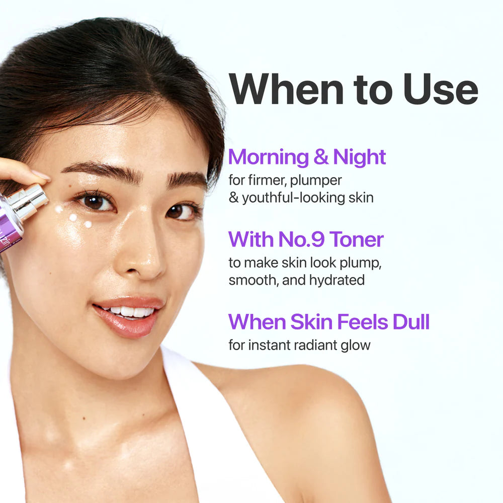 Numbuzin No.9+ NAD+ BIO Lifting – Firming & Peptide Repair Serum