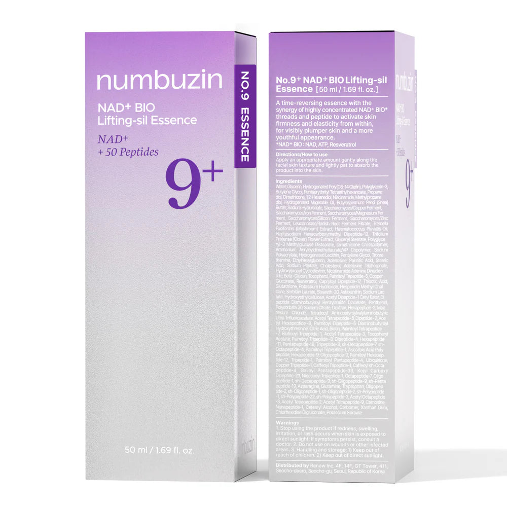 Numbuzin No.9+ NAD+ BIO Lifting – Firming & Peptide Repair Serum