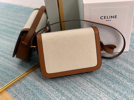 Celine Teen Triomphe Canvas Bag – Iconic Style in a Compact Design