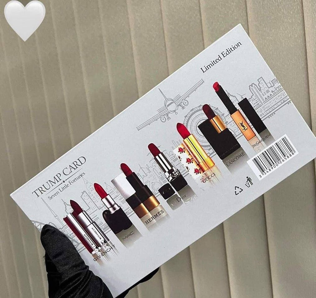 Trump Card 7 Different Brand Lipstick Collection  – Bold Color, Unbeatable Style