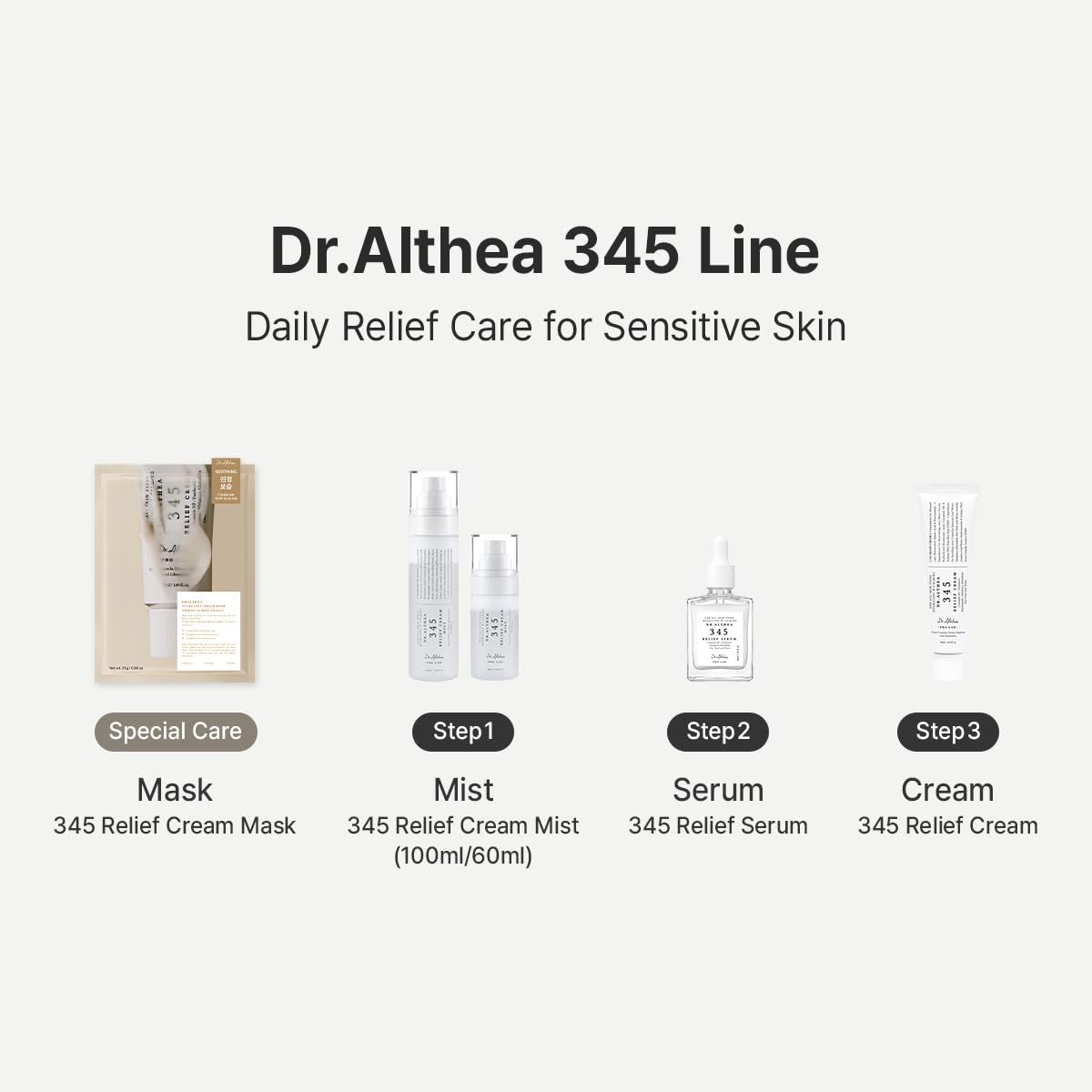 Dr. Althea 345 Relief Cream Mist – Hydrating & Soothing Facial Spray