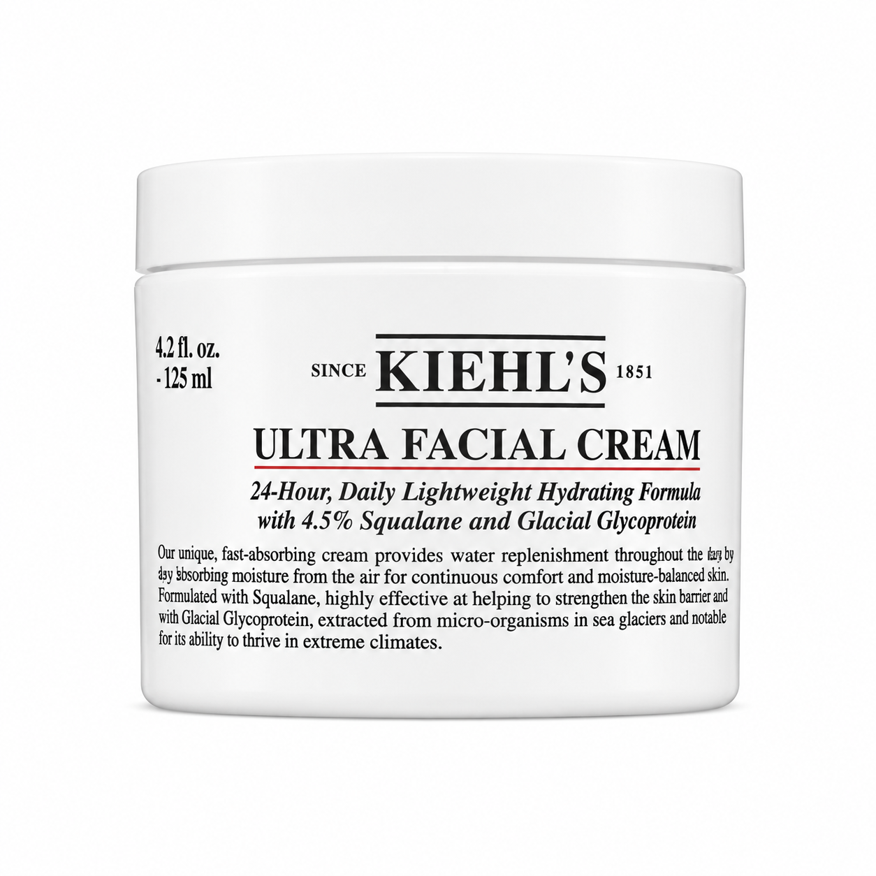 Kiehl’s Ultra Facial Cream – 125 ml Daily Hydrating Moisturizer