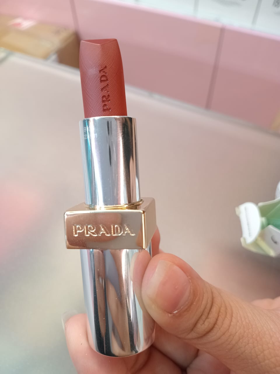 Prada Luxe Lipstick - Iconic Elegance in Every Swipe