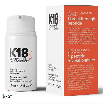 K18 Hair Mask – Professional Repair & Strength for Damaged Hair