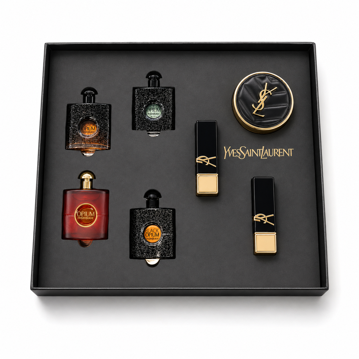 YSL Black Opium 7-Piece Fragrance & Makeup Gift Set