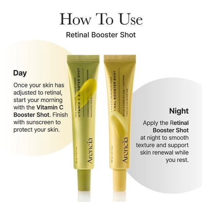 Arencia Vitamin C Booster Shot – Brightening Face & Eye Cream Moisturizer