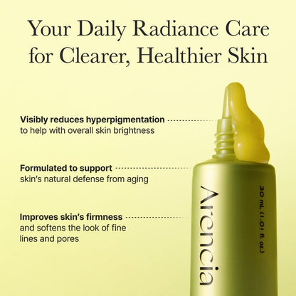 Arencia Vitamin C Booster Shot – Brightening Face & Eye Cream Moisturizer