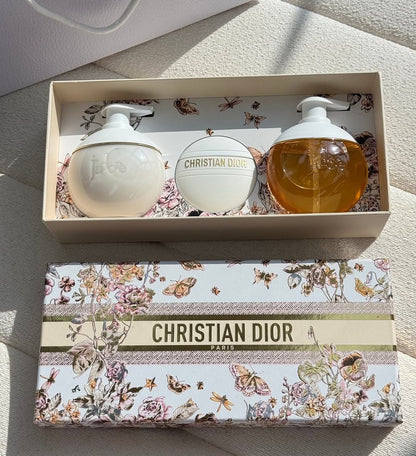 Christian Dior J’adore Bath & Body Gift Set – Shower Gel, Body Lotion & Cream Soap