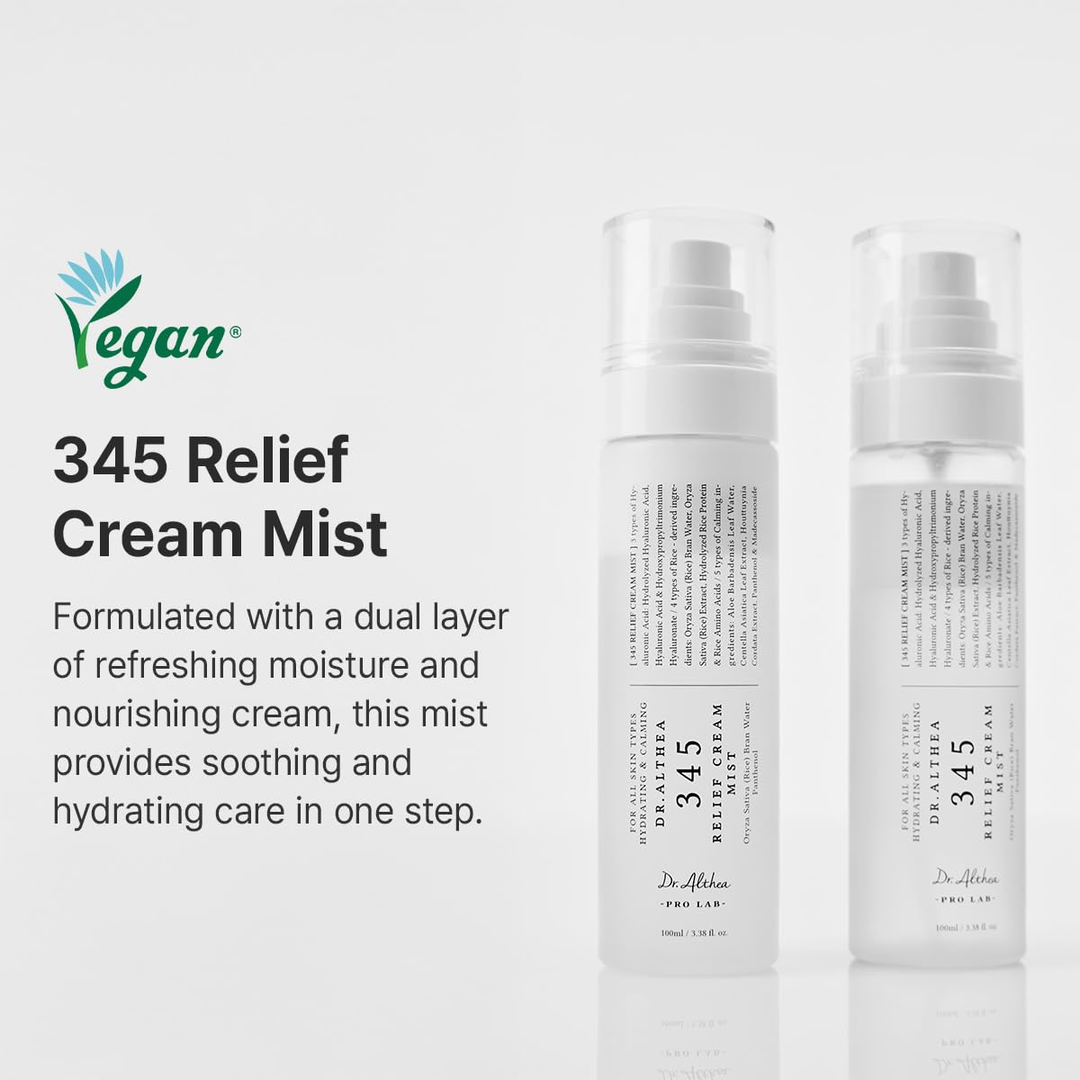 Dr. Althea 345 Relief Cream Mist – Hydrating & Soothing Facial Spray