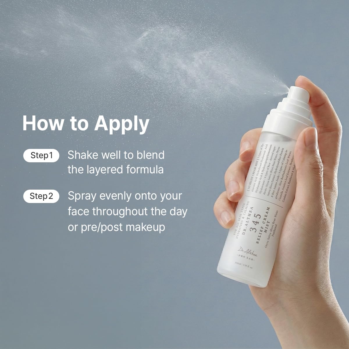 Dr. Althea 345 Relief Cream Mist – Hydrating & Soothing Facial Spray