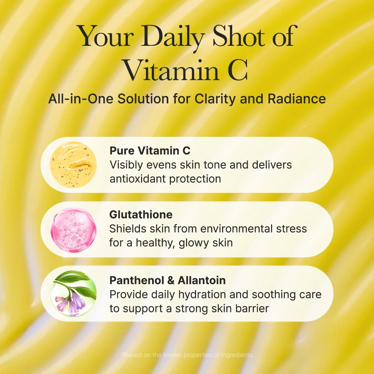 Arencia Vitamin C Booster Shot – Brightening Face & Eye Cream Moisturizer