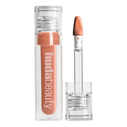 HUDA BEAUTY Faux Filler Lip Gloss | High Shine Hydrating Plumping Gloss