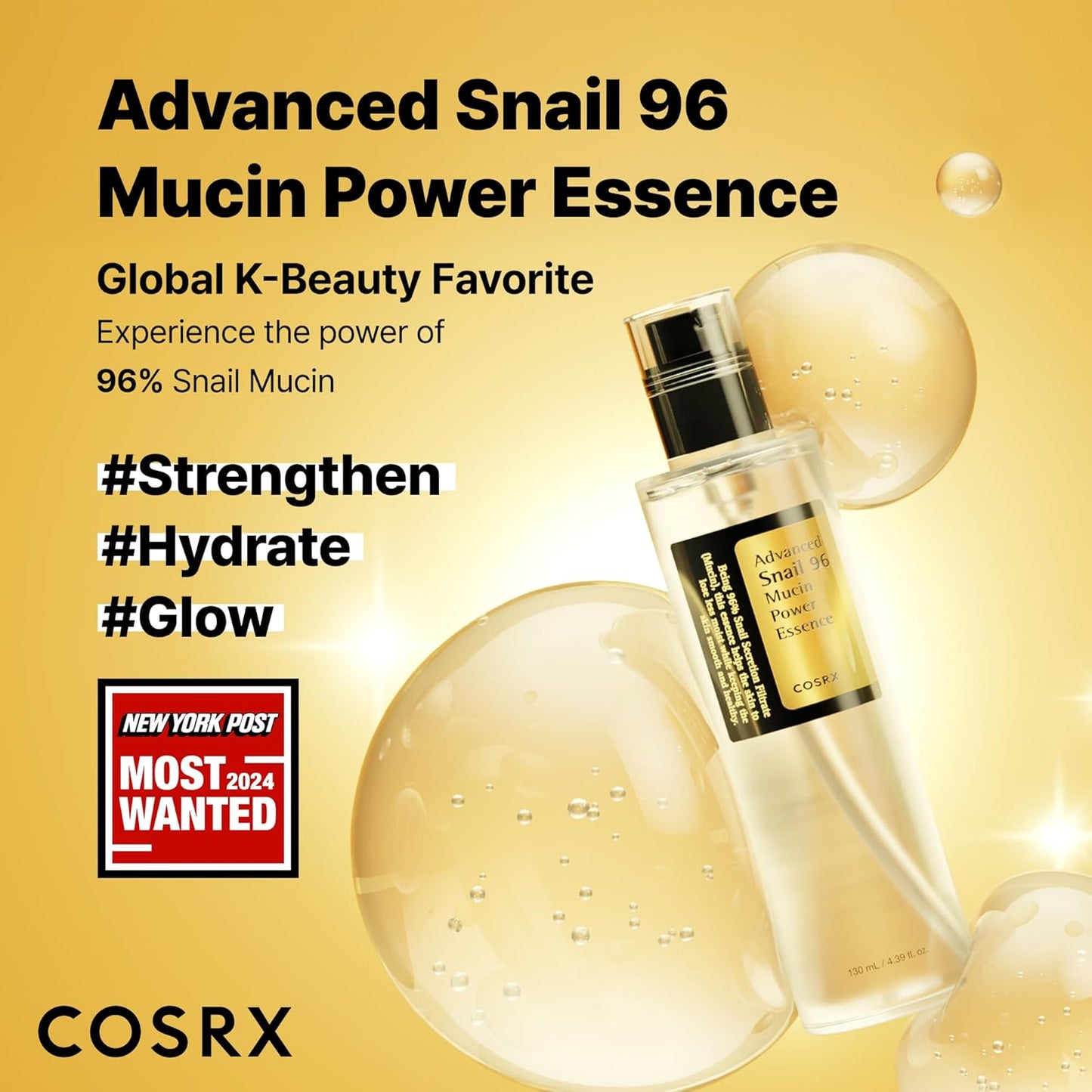 COSRX Advanced Snail 96 Mucin Power Essence – Hydrating & Repairing Essence 100ml