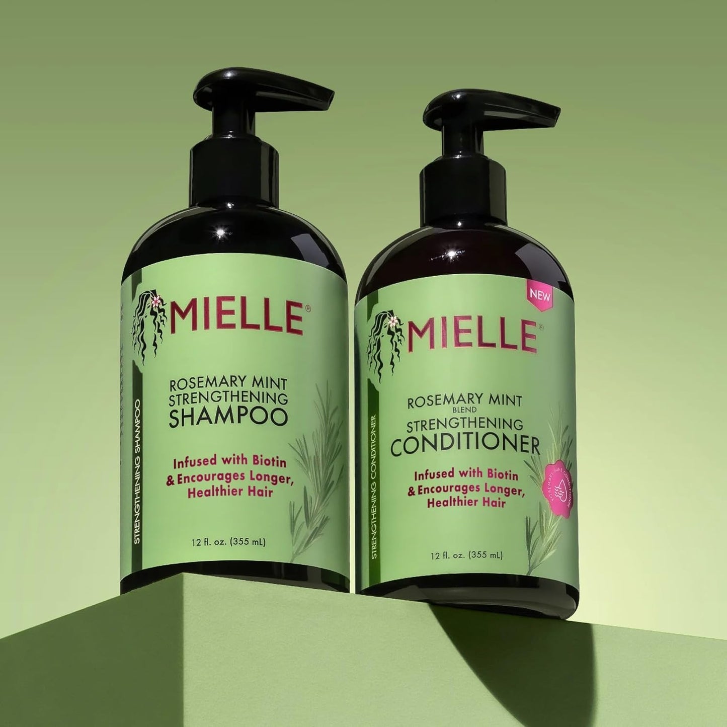 Mielle Rosemary Mint Strengthening Leave-In Conditioner 355ml – Hydrate, Strengthen & Detangle Hair