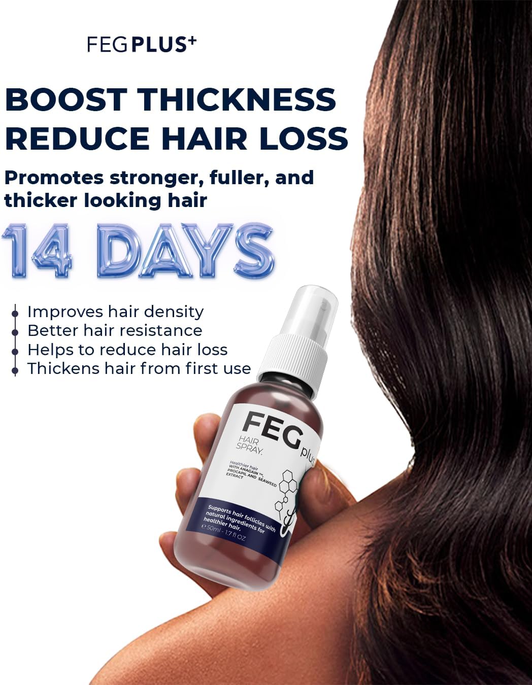 FEG PLUS Minoxidil Hair & Beard Growth Serum