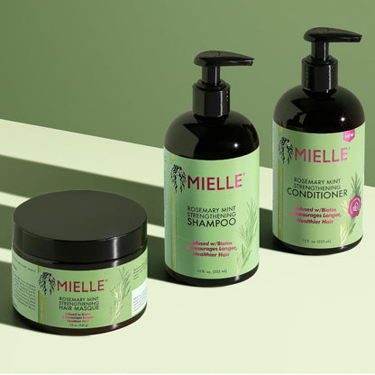 Mielle Rosemary Mint Strengthening Leave-In Conditioner 355ml – Hydrate, Strengthen & Detangle Hair