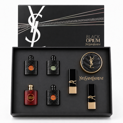 YSL Black Opium 7-Piece Fragrance & Makeup Gift Set