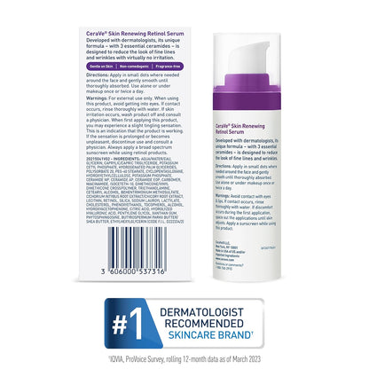 CeraVe Skin Renewing Retinol Serum 30ml – Anti-Aging & Smoothing Treatment