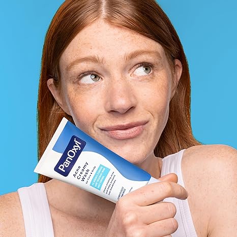 PanOxyl Acne Wash – 4% & 10% Benzoyl Peroxide Face & Body Cleanser for Acne Treatment