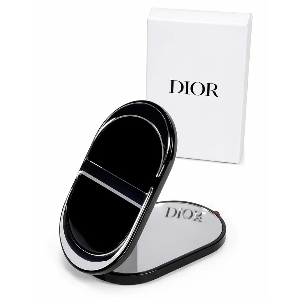 Dior CD Logo Dual Makeup Mirror & Phone Holder Stand