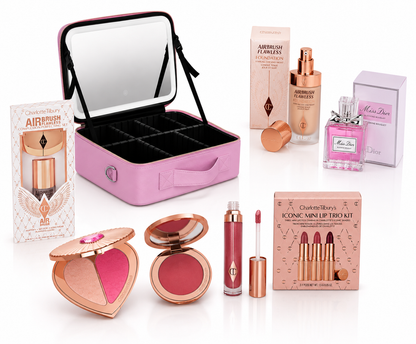 The Complete Glam Kit – Makeup + Scent + Travel Case