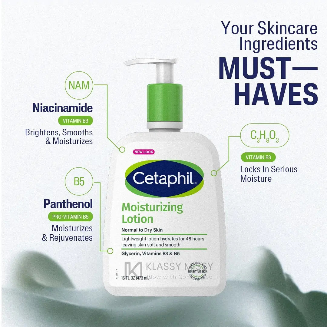 Cetaphil Moisturising Lotion 591ml – Daily Hydration for Normal to Dry & Sensitive Skin