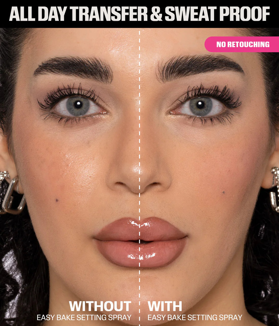 Huda Beauty Easy Bake Setting Spray – Pore Blurring & Makeup Lock