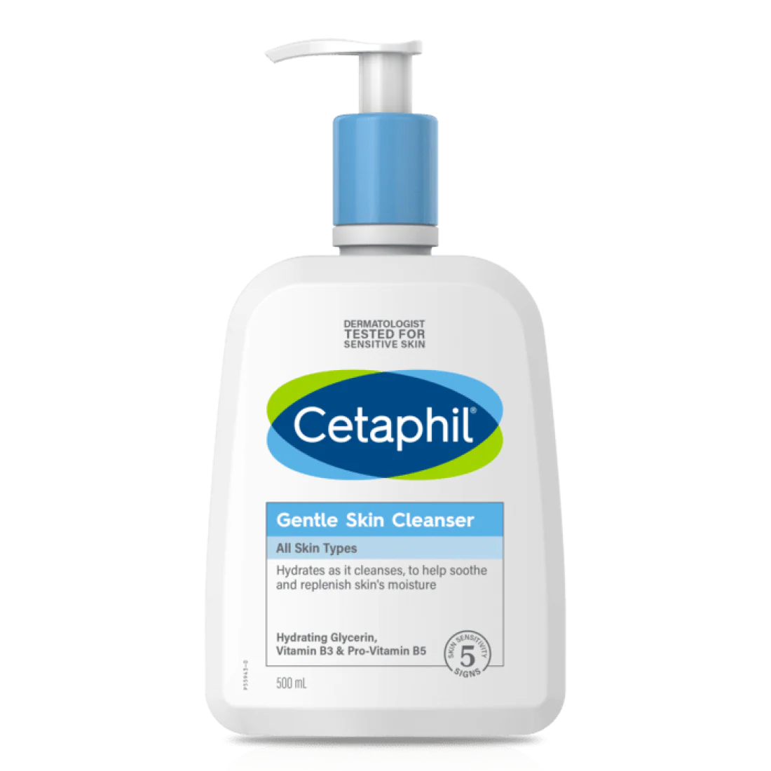 Cetaphil Gentle Skin Cleanser 500ml – Hydrating Cleanser for All Skin Types & Sensitive Skin