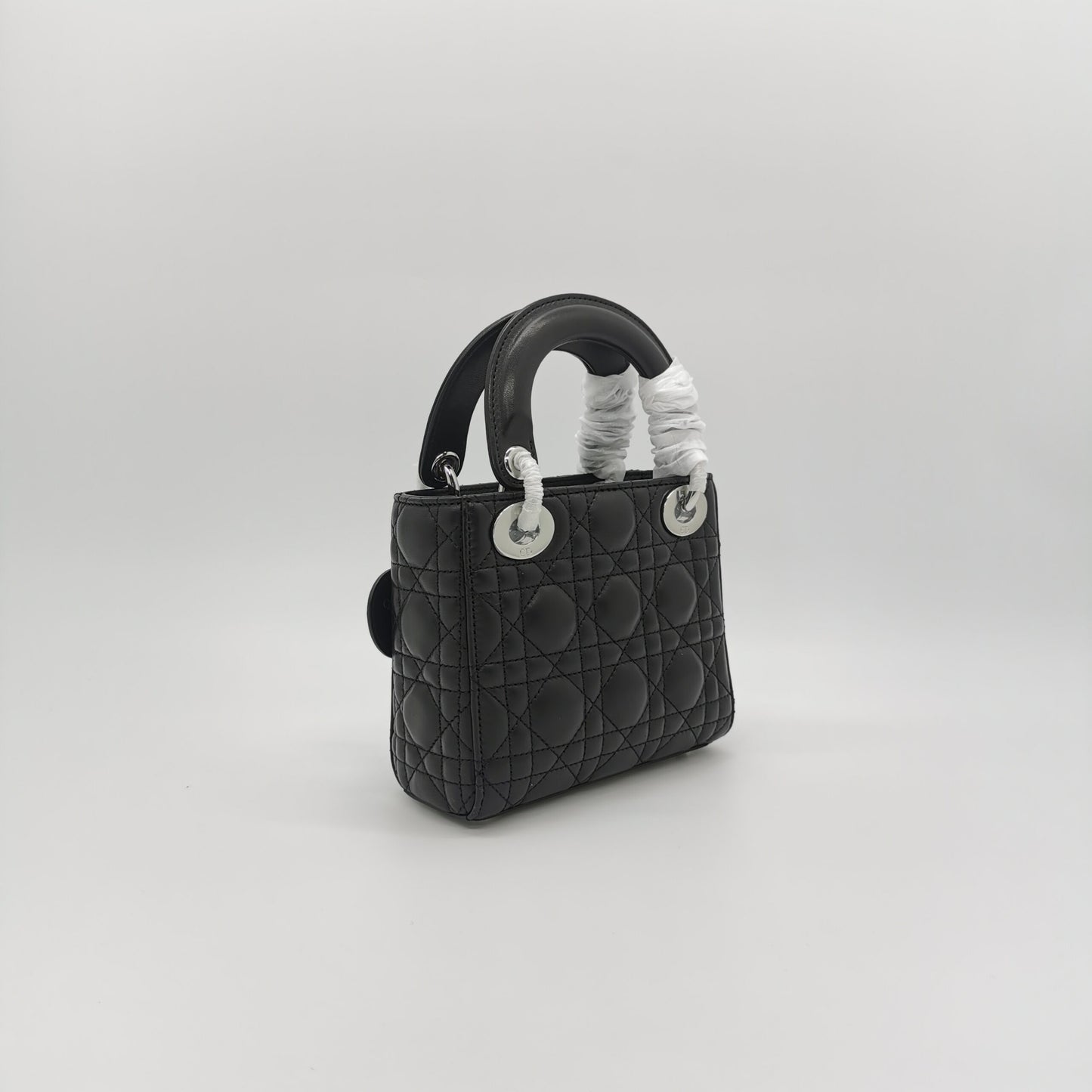 Mini Lady Dior Black Leather Bag – Timeless Elegance in a Chic Package