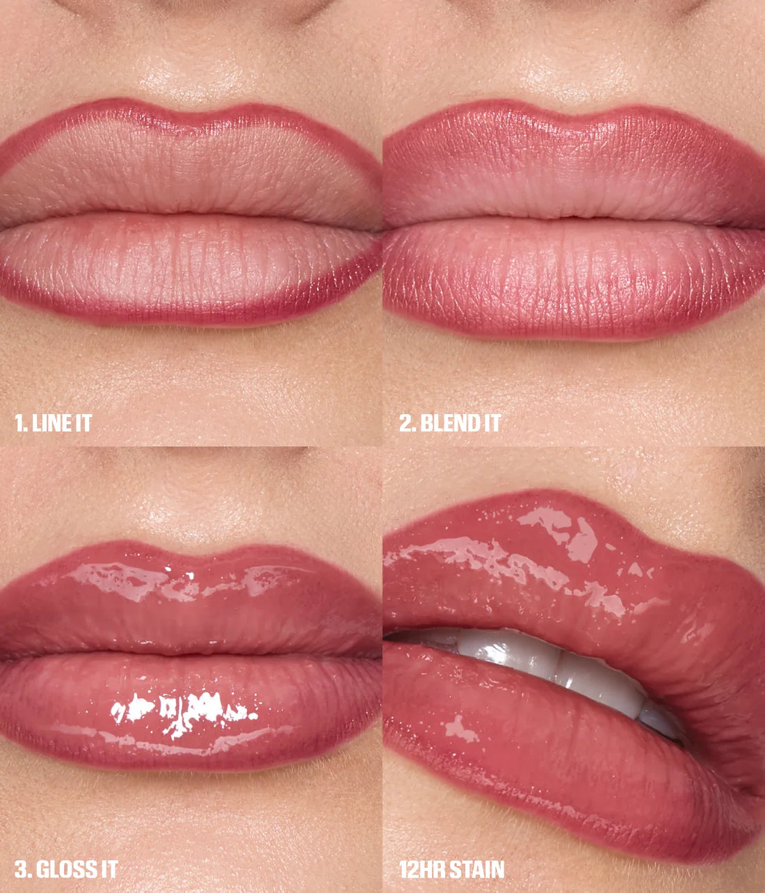 Huda Beauty Makeout Sesh Lip Duo – Rosy Nudes