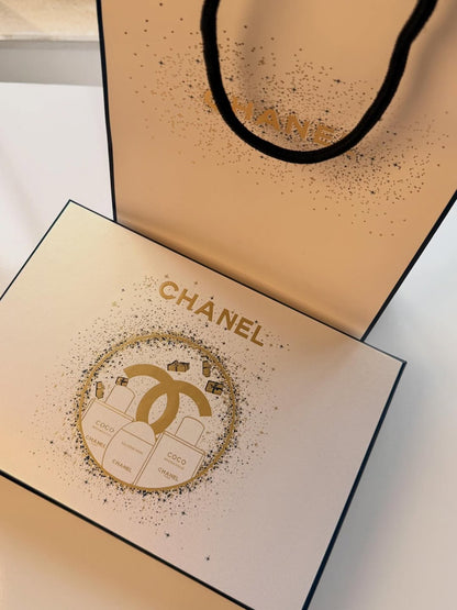 Chanel Coco Body Care Gift Set – Body Lotion, Shower Gel & Hand Cream