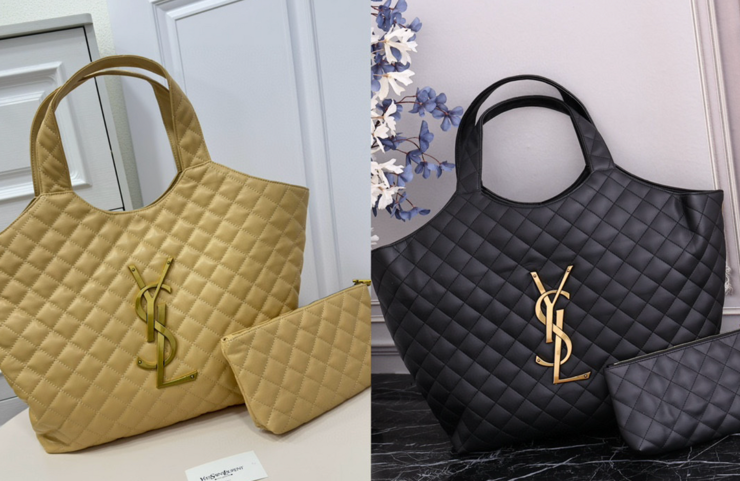 YSL Icare Maxi Quilted Suede Bag – Bold Luxury for Every Day