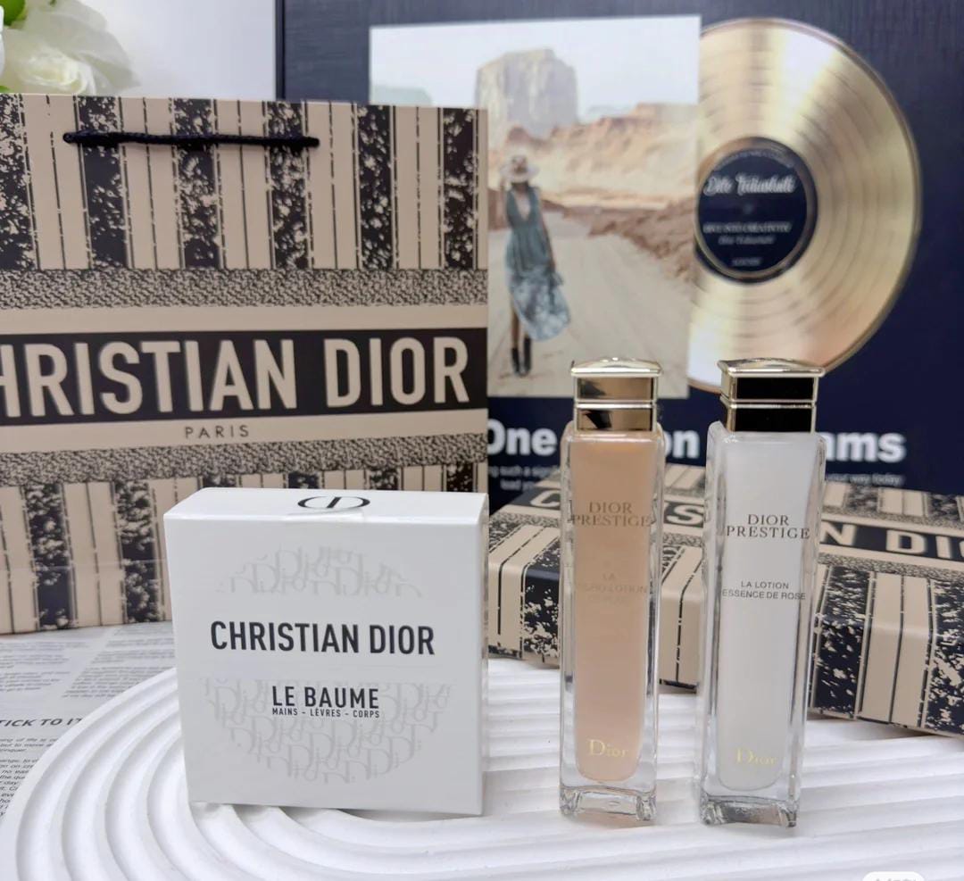 Dior Skincare Set - Radiant & Nourishing Essentials