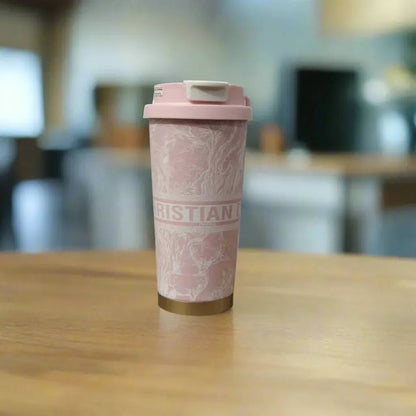 Christian Dior Oblique Travel Coffee Tumbler – Reusable Cup for Hot & Cold Drinks